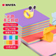 凱薩(KAISA)100張彩色折紙 10色彩紙正方形卡紙兒童DIY手工剪紙美工紙15cm