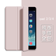 唯少 老款iPad4保護套ipad3保護殼ipad2蘋果平板電腦9.7英寸保護殼包邊防摔智能休眠皮套 西柚粉【智能休眠皮套】配觸屏筆 【9.7英寸】老款iPad2/3/4