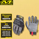 MECHANIX WEAR美國超級技師手套男0.5mm戶外透氣機械觸屏工作開車騎行駕駛手套 灰黑色 M號（適合掌圍20-22Ccm）