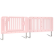 辛巴迪兒童床護欄加高寶寶床圍欄嬰兒防摔掉床擋板 1.8m 單面裝 (粉色門(mén)+大片) 適用5-37CM厚度床墊