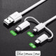 戴為 數(shù)據(jù)線三合一手機充電器線快充插頭 沖電線一拖三 歐奇OKP9/OKP6/OKP3/OKP1/P7