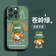 名界 小熊潮牌適用于蘋果16promax手機(jī)殼新款iphone16pro保護(hù)套男女個性全包防摔情侶 蒼嶺綠小熊 iPhone16 Pro