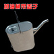 曦凰定制長(cháng)嘴加油桶便攜手提式10 15 20升摩托汽車(chē)站專(zhuān)用大號厚白鐵皮  扁加油桶+蓋子