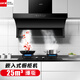 UKSUKS家用抽油煙機頂側(cè)雙吸油煙機大吸力低噪音油煙機7字型吸油煙機自動清洗靜音油畑機脫排煙機