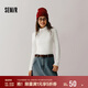 森馬（Semir）森柔毛衫|毛衣女基礎款高領(lǐng)緊身2024冬季純色套頭衫109724107011