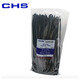 CHS-長虹塑料 自鎖式電工扎線帶 長虹扎帶5*300 A級 200根/包 黑色 白色 寬 足量 黑色