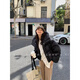 俞兆林美式短款羽絨棉服女冬季2025新款肯豆棉衣棉襖加厚面包服外套女 黑色 M 109-125斤