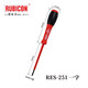 羅賓漢（RUBICON）耐高壓絕緣1000V螺絲刀批 RES電工螺絲刀起子十字一字起子工具 RES-251 一字 2.5*75mm