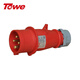 TOWEIP44防水工業(yè)連接器16A工業(yè)插頭插座多芯公母對(duì)接航空插頭插座 16A 4芯 工業(yè)插頭 IPS-P416