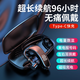 囿心無線藍牙耳機單耳入耳耳掛式重低音跑步運動商務車載開車耳機來電報號蘋果華為適用 經(jīng)典黑+磁吸充電倉 Type-c快充/數(shù)顯/左右耳佩戴