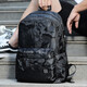 智納雙肩包男休閑商務(wù)背包潮流大學(xué)生初中高中學(xué)生書(shū)包15.6英寸電腦包 迷彩黑