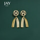 Jay 2025新款字母耳環(huán)女春耳墜耳飾送女友生日禮物