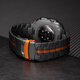 時(shí)仕適用apple watch ultra2 ultra表帶鋼鐵俠純鈦金屬表帶蘋果手表iWatch s10/9/8/7/6/5/4/3se表帶 黑橙色【純鈦表帶】 44/45/46/49mm