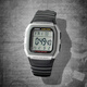 卡西歐（CASIO）手表戶外運動防水時尚簡約復(fù)古學(xué)生小方表W-96H-1A 2A 1B2A電子表 W-96H-1A亮灰色邊框