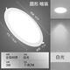 led廚房燈吊頂燈吸頂燈衛(wèi)生間燈具方形格柵燈廚衛(wèi)燈嵌入式面板燈 圓形白光 18W邊長22開孔20-21CM