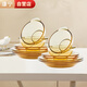 康寧餐具  pyrex百麗餐具耐熱玻璃碗碟套裝12件組OV12/CN