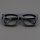 MOSCOT LEMTOSH眼鏡框女款 復(fù)古黑色方形粗厚寬邊框 歐美磨砂裝飾大臉近視鏡架男 黑色框