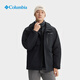 Columbia哥倫比亞2024秋冬沖鋒衣男防水熱能保暖羽絨內膽三合一外套XE9603 010 185/104A/XL