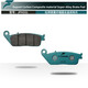 FRANDO BRAKE·SYSTEMFRANDO 車力屋摩托車剎車片 適用 佛沙NSS300 Forza300 350 剎車皮 前輪-碳素纖維片JPH331