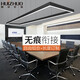慧卓燈飾 led辦公室吊燈無縫拼接長條燈會議室長方形創(chuàng)意造型辦公燈具 單條長度120cm-黑框白光