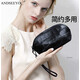 ANDSEEYOU品牌 女士手拿包 新款冬季時(shí)尚真皮手拿包女士牛皮手包女小包氣質(zhì)軟皮手抓包 黑色