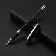 愛(ài)好簽字筆金屬重手感碳素中性筆黑色高檔禮品中性筆水筆男士簽單簽約商務(wù)辦公紀念刻字送禮禮物私人定制l 8721-黑色筆殼