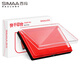  西瑪（SIMAA） 137*88mm快干印臺(tái)印泥 方形財(cái)務(wù) 辦公用品 紅色21532 