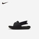 NIKE 耐克男女童涼鞋KAWA SLIDE夏季輕便緩震柔軟舒適兒童休閑涼拖鞋 BV1094-001 27 【建議腳長16cm】