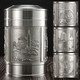 Totgn精品99.9純錫制原料錫茶葉罐大中小號(hào)禮品金屬密封商務(wù)茶倉茶葉盒 精品特大號(hào)純錫茶葉罐圖案隨機(jī)