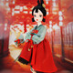 可兒（KURHN）娃娃十五周年糖葫蘆仙子古裝娃娃女孩兒童玩具生日新年禮物6161 6161糖葫蘆