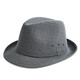 帽子男士中老年人遮陽(yáng)帽春夏天休閑時(shí)尚爵士帽禮帽戶(hù)外出游老人帽 深灰色 60厘米