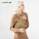 LACOSTE法國鱷魚(yú)女士25春夏新款時(shí)尚純色通勤小號托特包|NF2037PO C87/卡其色