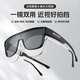 洛克兄弟（ROCKBROS）騎行眼鏡偏光套鏡近視大框墨鏡戶(hù)外旅游防風(fēng)沙護目鏡男女 砂黑