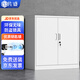 佐盛文件柜矮柜儲(chǔ)物柜保密柜資料柜檔案柜鑰匙鎖鐵皮柜辦公柜 單節(jié)