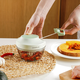 樂(lè )扣樂(lè )扣（LOCK&LOCK）多功能手動(dòng)料理器 廚房拉蒜器絞肉機蔬菜切碎器 嬰兒輔食攪碎機 CKS315-400ml