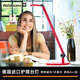 Waldmann 沃達(dá)邁 德國進(jìn)口兒童護(hù)眼臺燈小學(xué)生閱讀學(xué)習(xí)桌椅工作 防藍(lán)光LED 波爾多紅(含底座)暖白光4000K