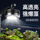 老漁匠魚缸燈水草燈專用照明全光譜LED筒燈魚缸爆藻燈WRGB原生溪流燈 55W亮度可調(diào)【含支架】適用55-70cm缸