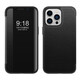 麥煥 蘋果13手機殼iPhone13Pro/ProMax素皮視窗保護殼商務(wù)防摔翻蓋皮套時尚男女款 【靜夜黑】素皮翻蓋視窗 蘋果13