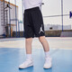 NIKE JORDAN 耐克AJ童裝男童DRI-FIT速干運(yùn)動(dòng)短褲夏季新款兒童五分褲 正黑色 110 /53 【建議身高104-110cm】