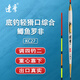 達摩 新款浮漂空心軟尾KC27去殼4片孔雀羽毛10目軟尾鯽魚輕口魚滑口魚 KC27 1號2號3號4號各一支