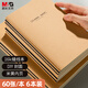 晨光文具【全網(wǎng)低價】16K/60張加厚牛皮紙縫線本 辦公記事本筆記本子會議記錄本日記草稿本6本APYFA77C