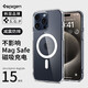 spigenSpigen 適用蘋果iphone15手機殼MagSafe磁吸保護套新款15pro max透明硅膠殼 白色款 iPhone 15 Pro Max
