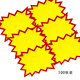 【全網(wǎng)低價(jià)】信發(fā) TRNFA 空白款 100張大號爆炸貼標(biāo)價(jià)簽/展示架打折牌 POP空白廣告紙商品價(jià)格牌