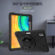 喜門(mén)紅適用華為matepad pro保護套2021新款10.8英寸mrr-w29旋轉支架軟套全包硬殼 黑色+掛繩 保護套