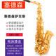 塞德森（SAIDESEN） 薩克斯 降E調(diào)中音薩克斯風(fēng)/管樂器 雙笛頭配置 初學(xué)考級專業(yè)演奏 SAS-100經(jīng)典考級款-金色