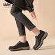 Walker Shop奧卡索女鞋四季健步鞋女士休閑鞋女厚底媽媽鞋子女V133703黑色 35