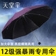 天堂傘大號(hào)雨傘10骨加大加固男女雙人晴雨兩用學(xué)生傘折疊定制印刷logo 紫色-晴雨兩用10骨加固直徑108cm