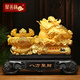 聚善緣八方聚財(cái)金蟾擺件聚寶盆客廳辦公室前臺(tái)招財(cái)裝飾店鋪喬遷開業(yè)禮品 【禮盒】12寸八方聚財(cái) 送碎水晶