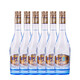 洋河大曲 藍優(yōu)42度 綿柔濃香型白酒 宴請自飲好酒 42度 500mL 6瓶 裝【精裝版】