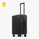 地平線(xiàn)8號（LEVEL8）行李箱男女登機旅行箱20英寸PC布拼接款拉桿箱城市脈搏系列秩序黑